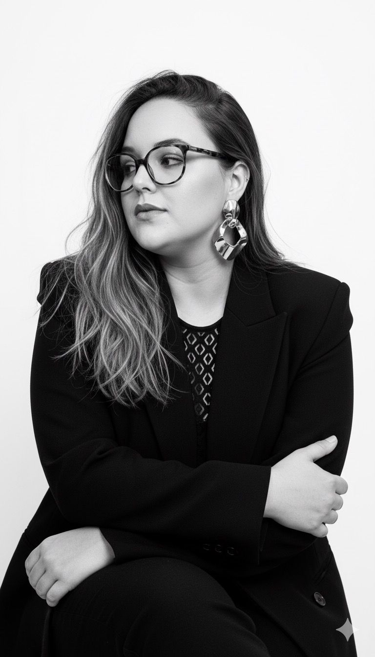 Esther Victoria em Preto e Branco